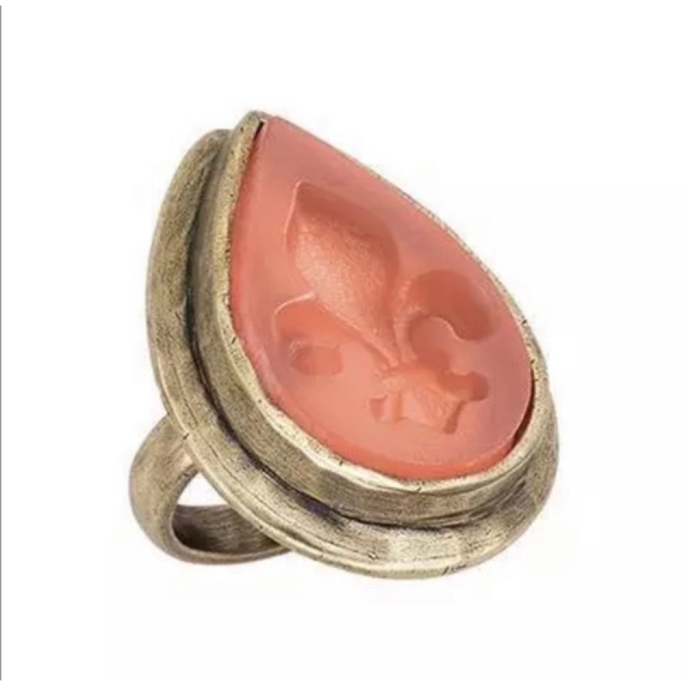 Brand New Silpada Fleur-de-lis Statement Ring, size 6